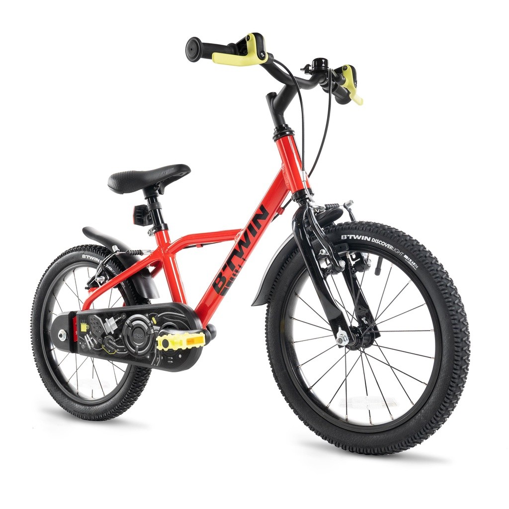 Ảnh Xe đạp đua 16 inch khung nhôm 900 cho trẻ 4 6 tuổi đỏ DECATHLON mã 8550357 1