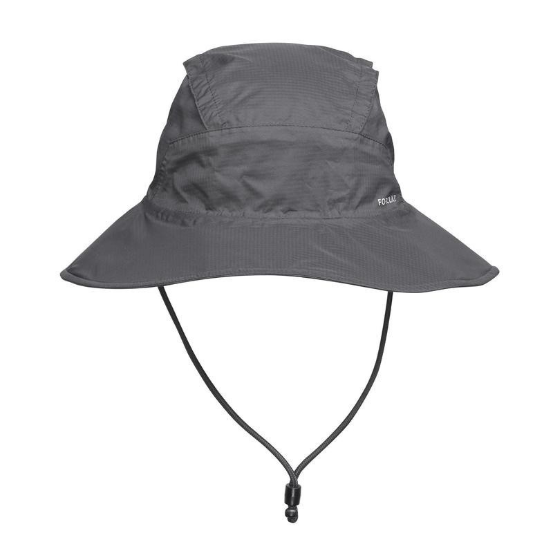 Ảnh Mũ nón rộng vành chống thấm nước leo núi trekking trek 900 xám sẫm DECATHLON forclaz mã 8526272 2