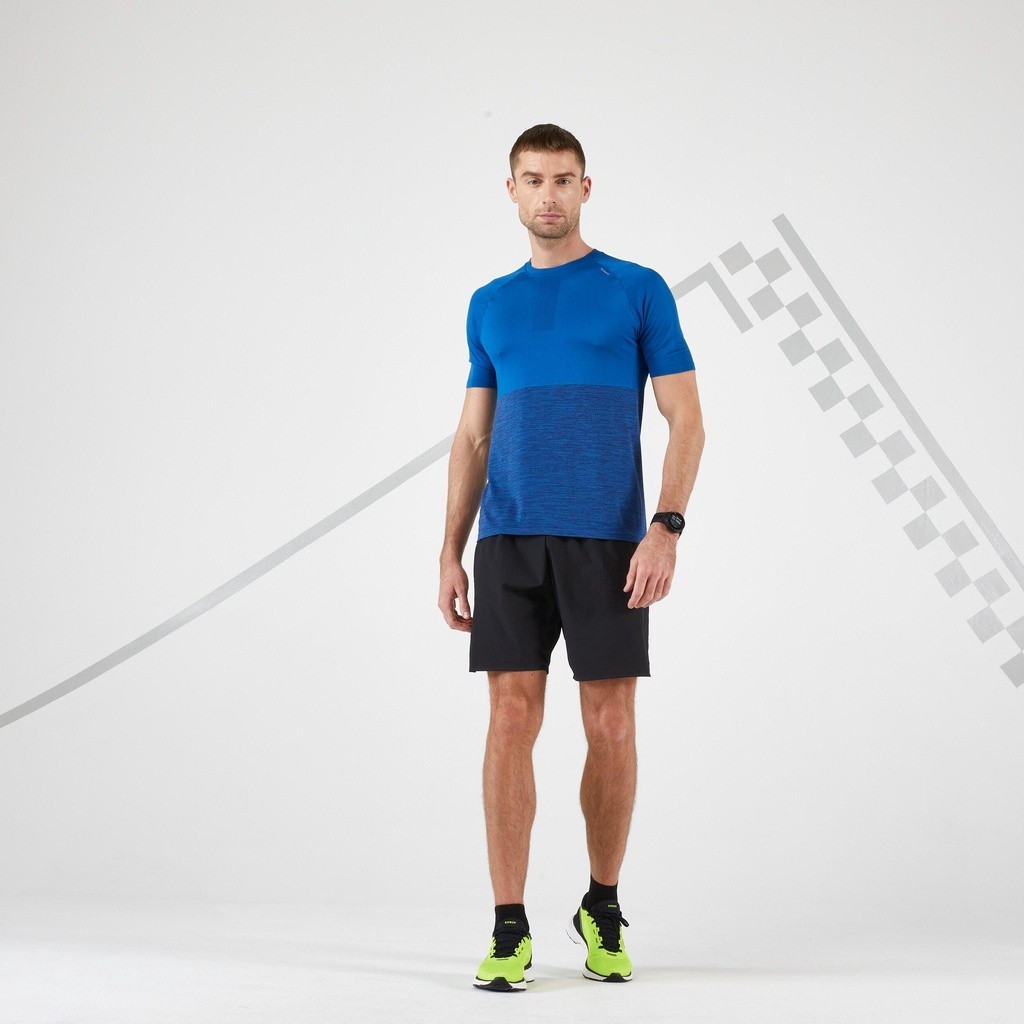Ảnh Quần short chạy marathon có túi đựng kiprun cho nam đen DECATHLON kiprun mã 8650644 1