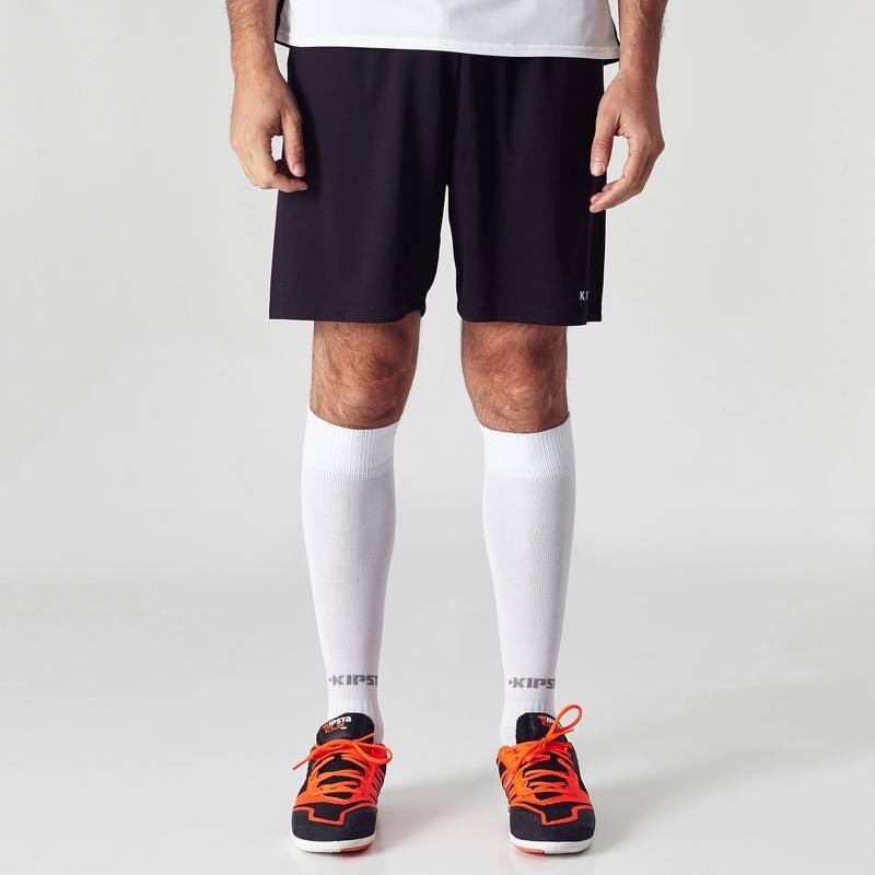 Ảnh Quần short đá bóng f100 cho người lớn đen DECATHLON kipsta mã 8327267 1