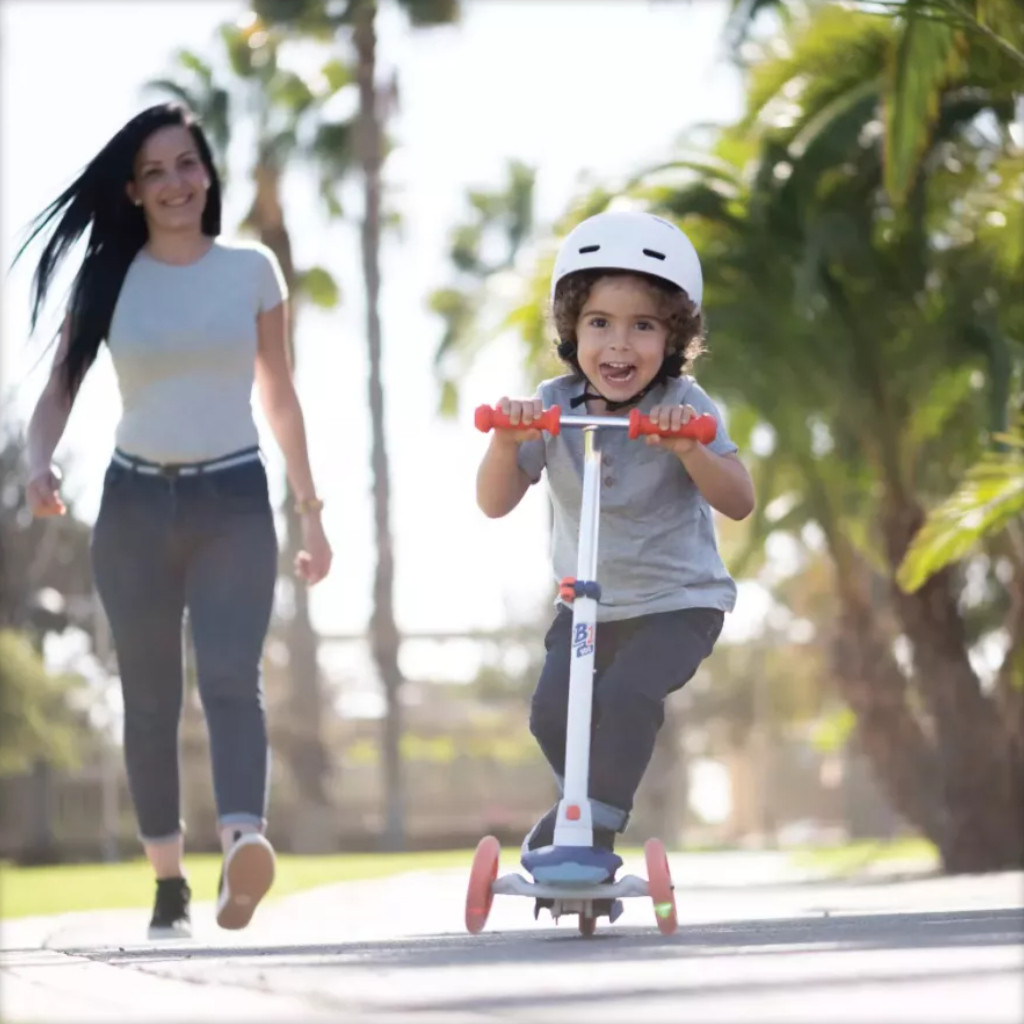 Ảnh Scooter B1 500 V2 cho trẻ em Xanh dương/Đỏ DECATHLON OXELO mã 8602927 1