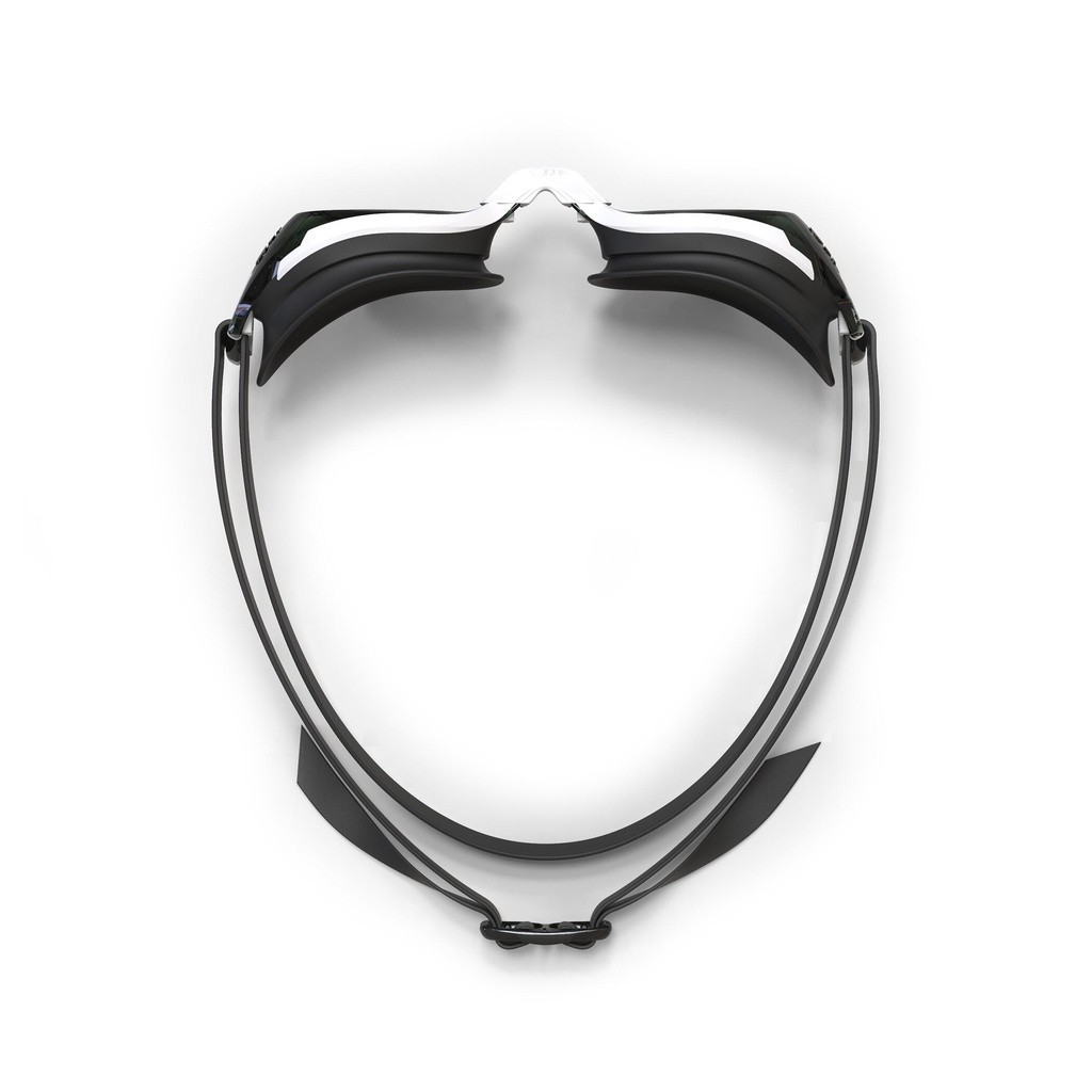 Ảnh Kính bơi cận tròng kính sẫm màu 500 bfit đen/trắng DECATHLON NABAIJI mã 8733984 3