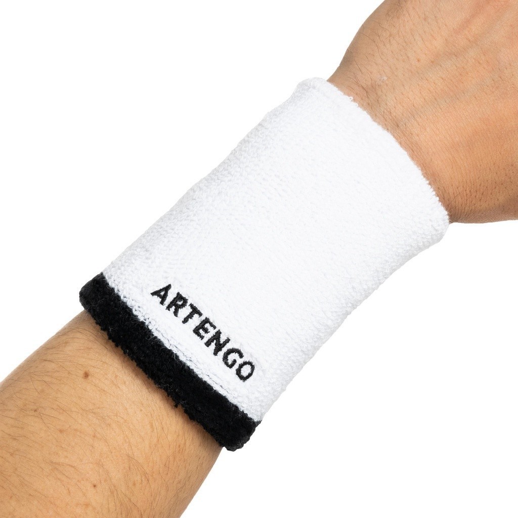 Ảnh Băng đeo cổ tay dài đen trắng DECATHLON artengo mã 8371303 1
