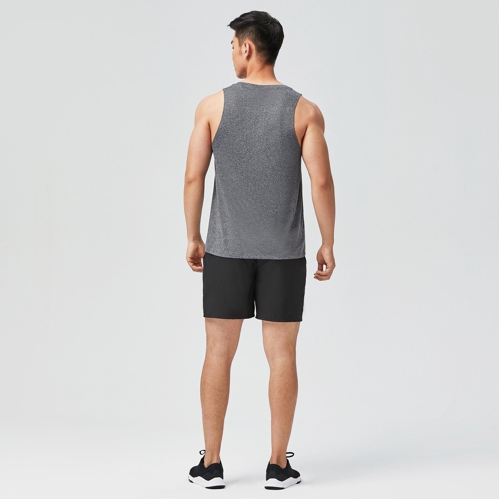 Ảnh Áo thun không tay tập cardio fitness 100 xám DECATHLON DOMYOS mã 8586846 3