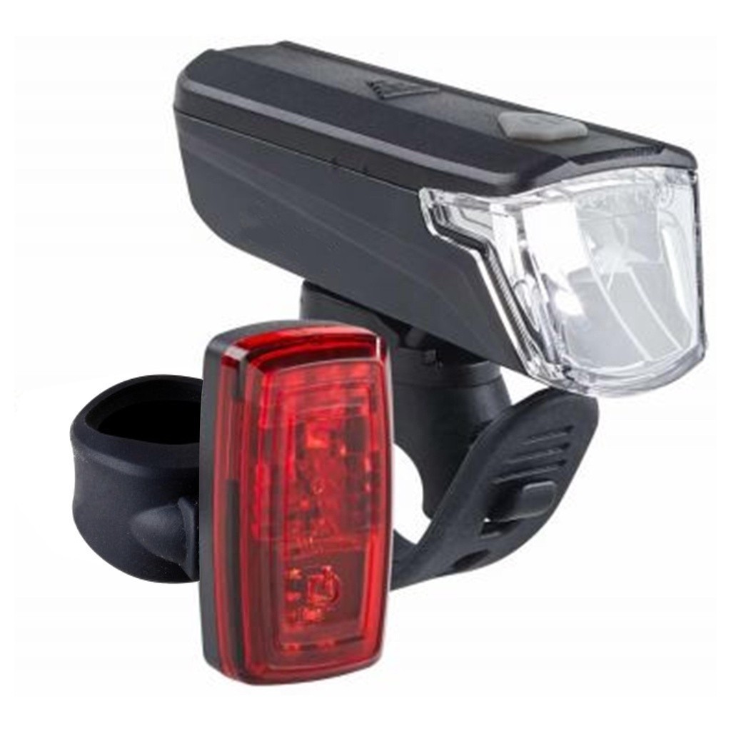 Ảnh Bộ đèn trước sau xe đạp chạy pin st 110 DECATHLON elops mã 8405202 1