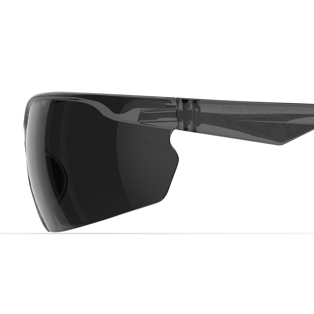 Ảnh Kính mát đạp xe địa hình st 100 loại 3 cho người lớn xám DECATHLON rockrider mã 8505856 3