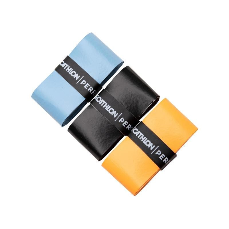 Ảnh Hộp 3 dây quấn cán vợt cầu lông comfort xanh dương đen cam DECATHLON perfly mã 8552602 3