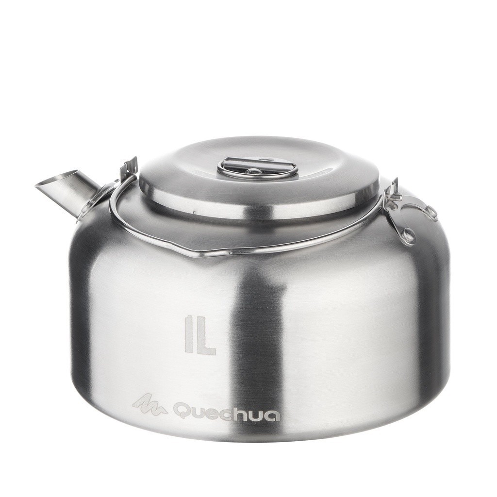 Ảnh Ấm đun nước inox mh500 cho người đi hiking 1 lít DECATHLON quechua mã 8504347 1