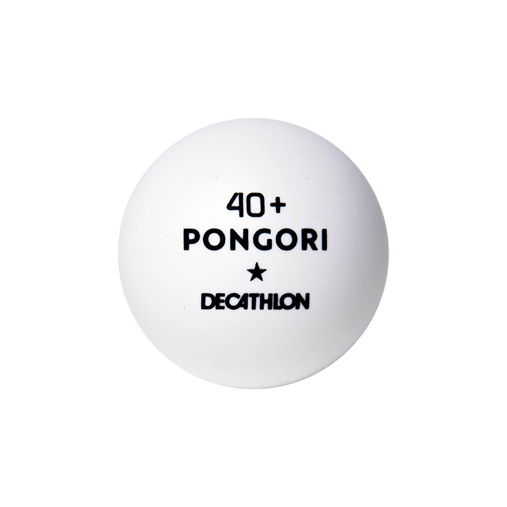 Ảnh Hộp 6 quả bóng bàn ttb 100* 40+ trắng pongori mã 8773542 2