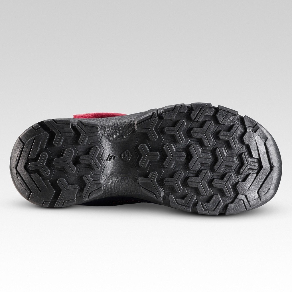 Ảnh Giày leo núi dã ngoại cổ thấp có quai dán mh100 cho trẻ em xanh hồng DECATHLON quechua mã 8576133 2