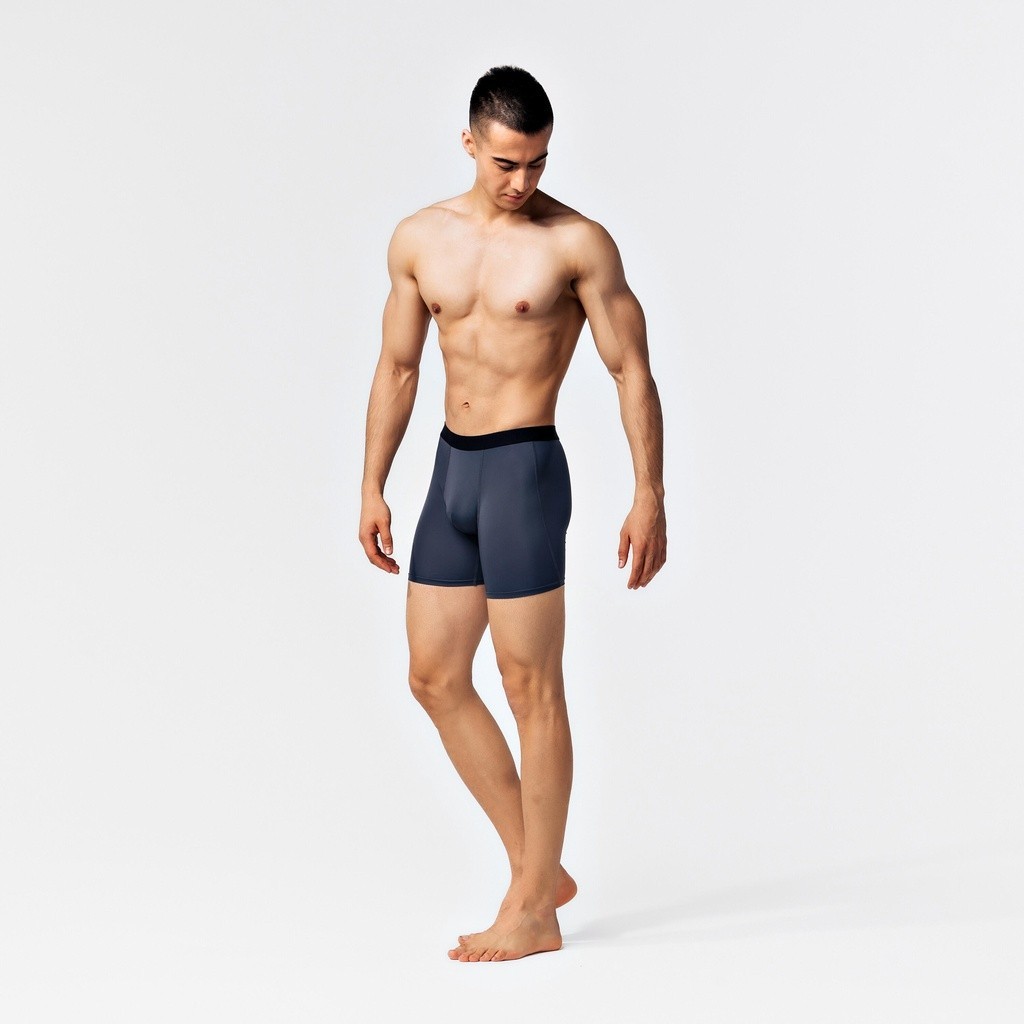 Ảnh Gói 2 quần lót boxer dry+ light cho nam đen DECATHLON kalenji mã 8776937 2