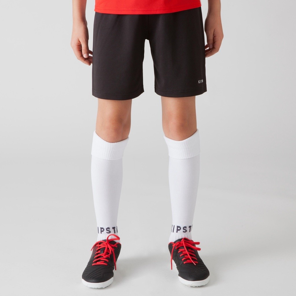 Ảnh Quần short đá bóng f100 cho trẻ em đen DECATHLON kipsta mã 8558495 1
