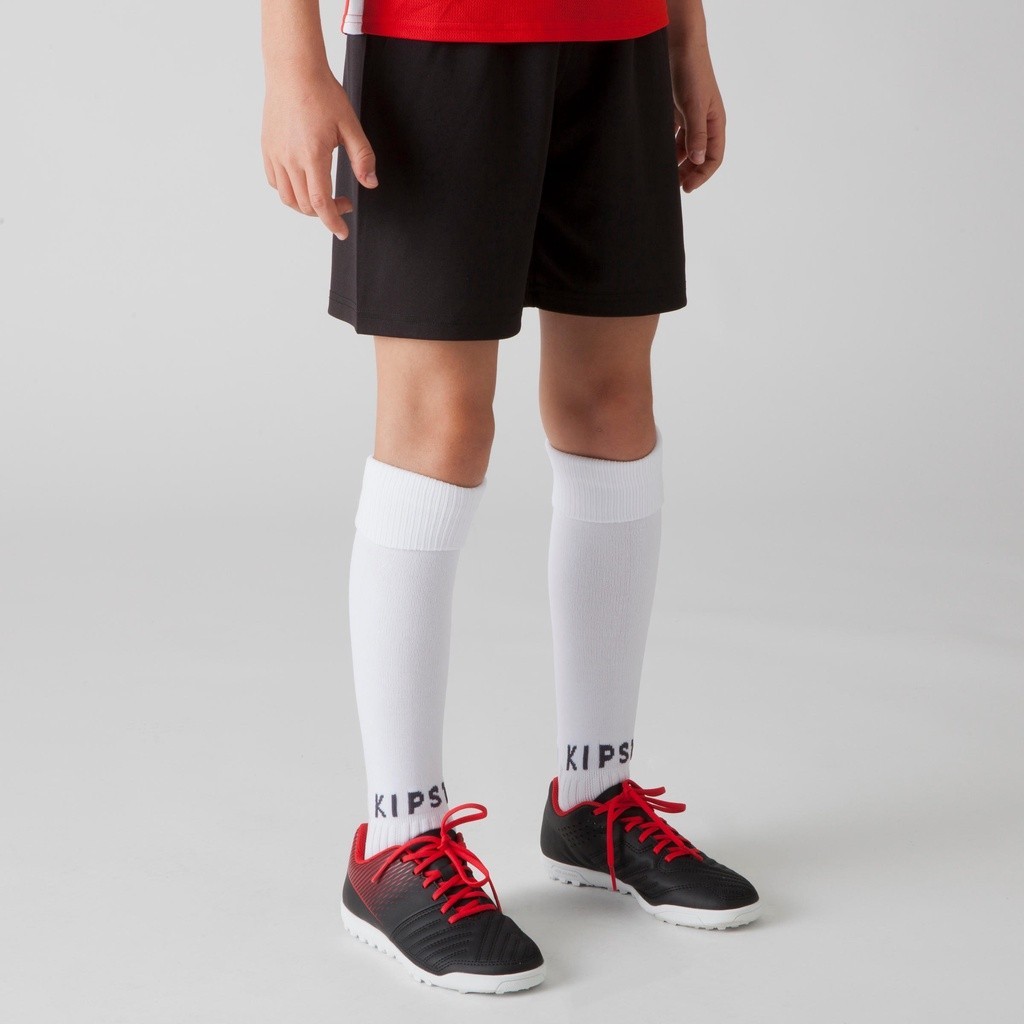 Ảnh Quần short đá bóng f100 cho trẻ em đen DECATHLON kipsta mã 8558495 2