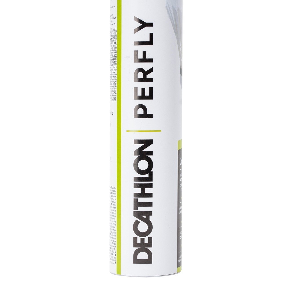 Ảnh Hộp 12 quả cầu lông bằng lông vũ fsc 100 DECATHLON perfly mã 8373140 4