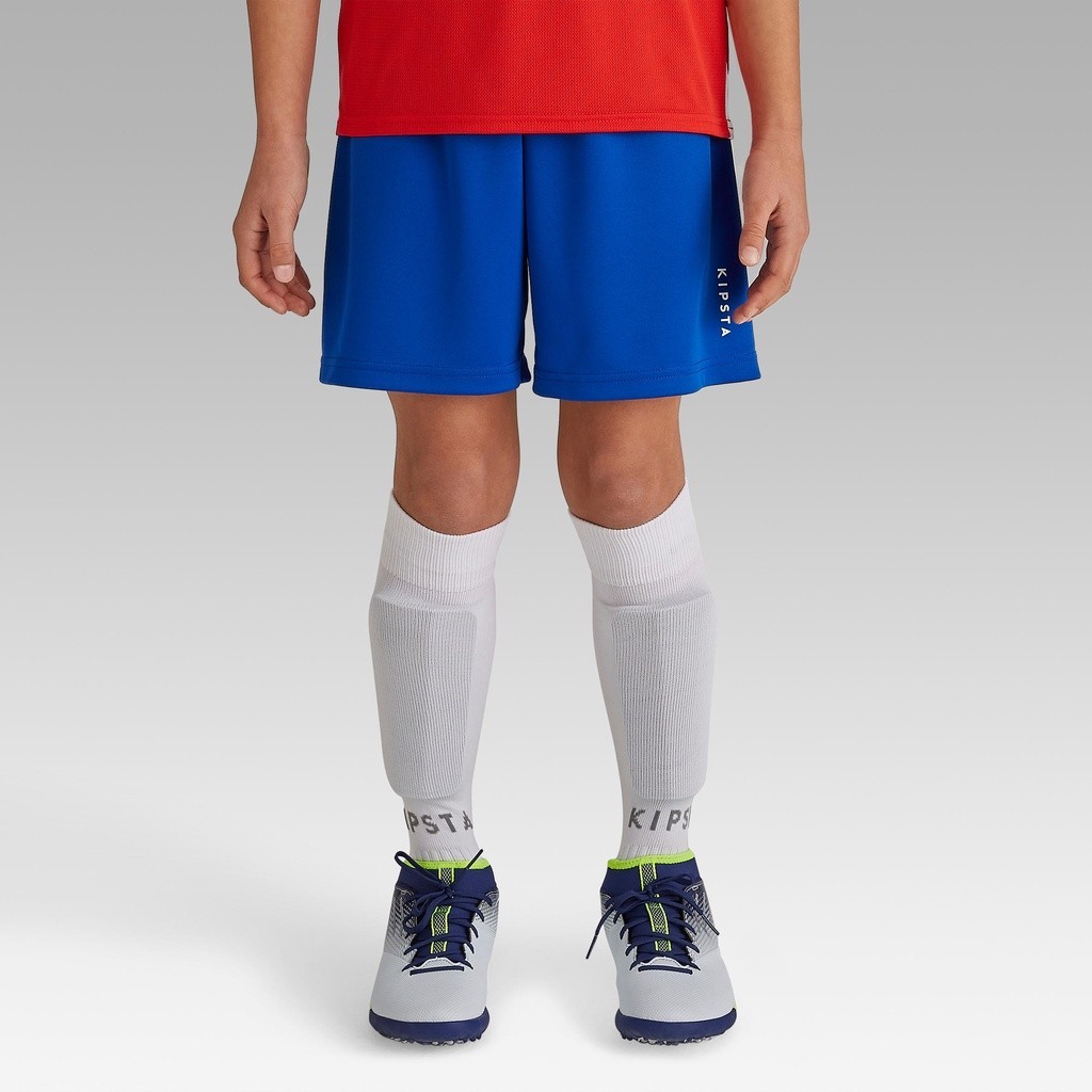Ảnh Quần short f100 cho trẻ xanh dương DECATHLON kipsta mã 8558494 2