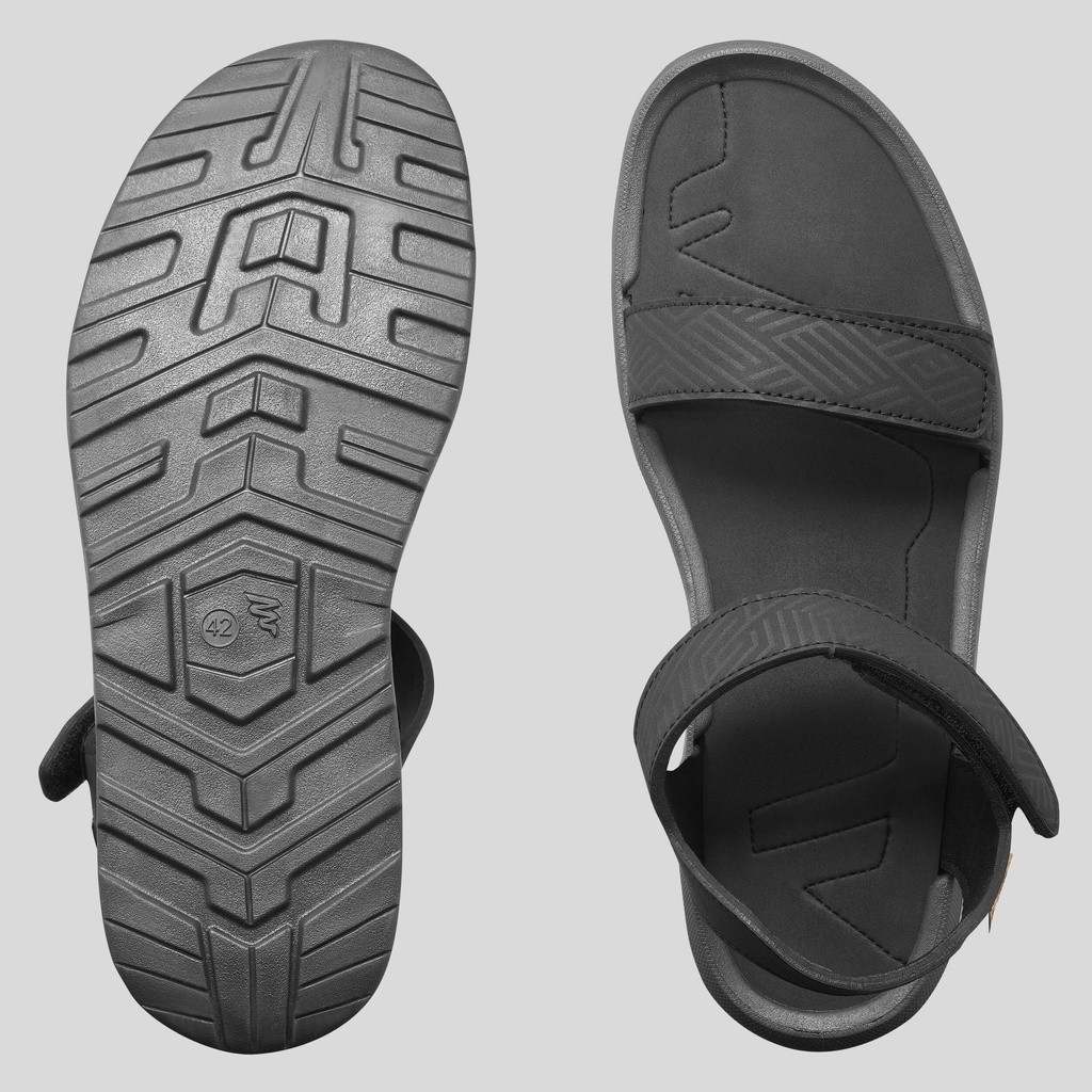 Ảnh Sandal hiking nh50 cho người lớn đen DECATHLON quechua mã 960738 4