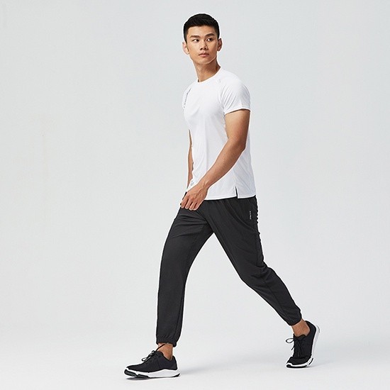Ảnh Quần tập gym 120 cho nam Đen DECATHLON DOMYOS mã 8569366 3
