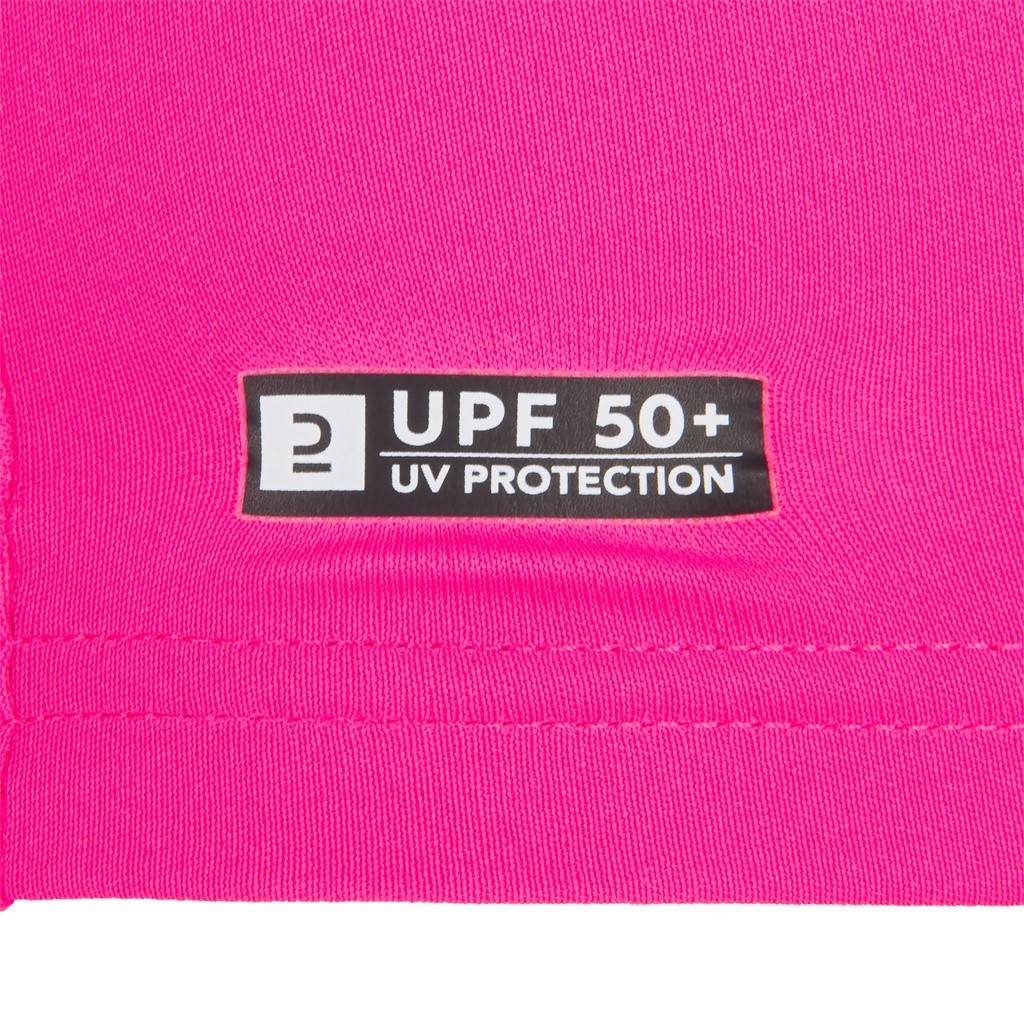 Ảnh Áo thun dài tay lướt sóng chống tia uv cho trẻ em hồng DECATHLON mã 8611615 3
