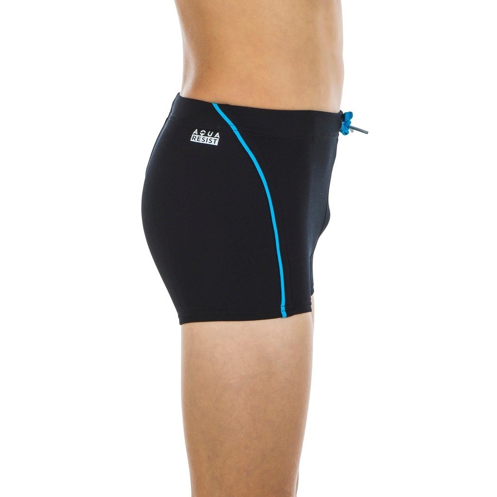 Ảnh Quần bơi boxer 100 plus cho bé trai đen DECATHLON NABAIJI mã 8578825 2