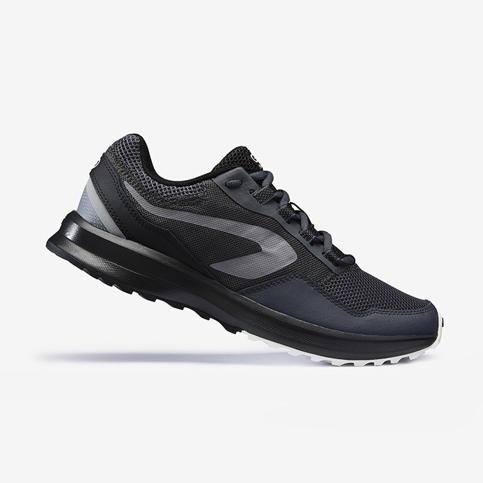 Ảnh Giày chạy bộ run active grip cho nam xám đen DECATHLON kalenji mã 8488639 1