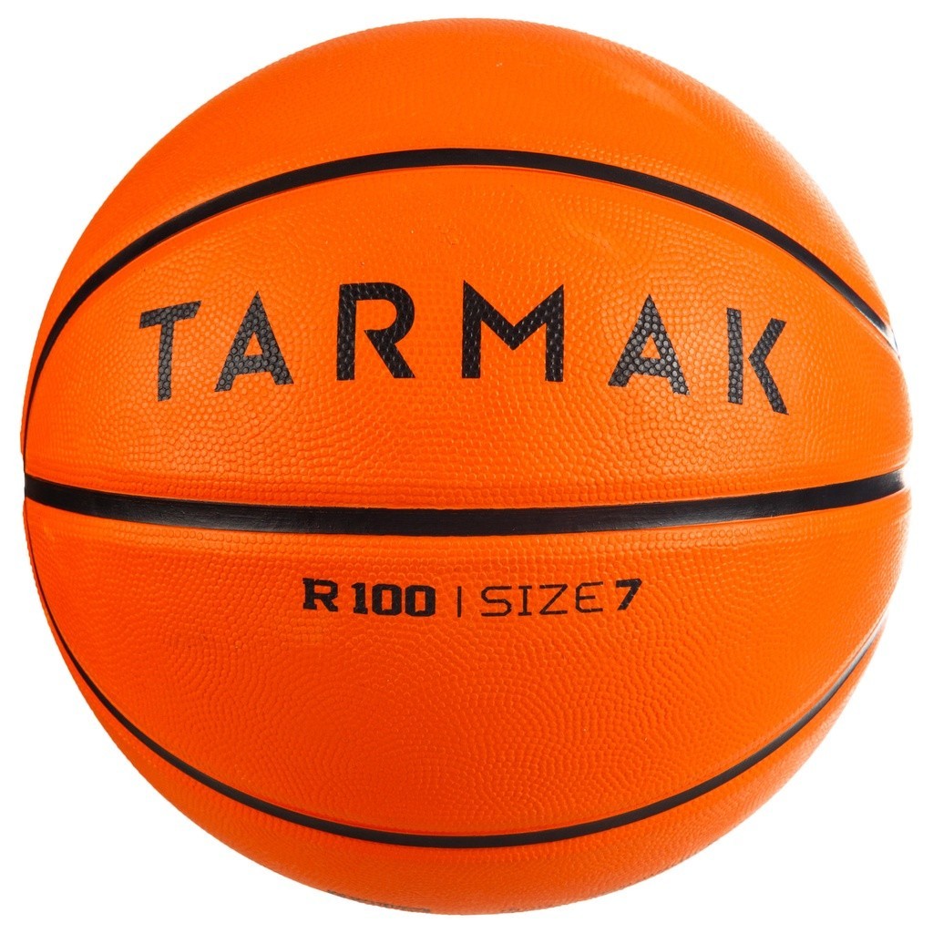 Ảnh Quả bóng rổ bền r100 cỡ 7 cho người lớn cam hoàn hảo cho người mới tập DECATHLON tarmak mã 8547127 2