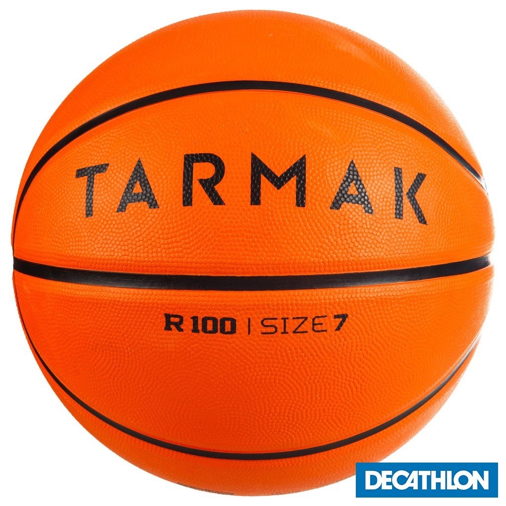 Ảnh Quả bóng rổ bền r100 cỡ 7 cho người lớn cam hoàn hảo cho người mới tập DECATHLON tarmak mã 8547127 1