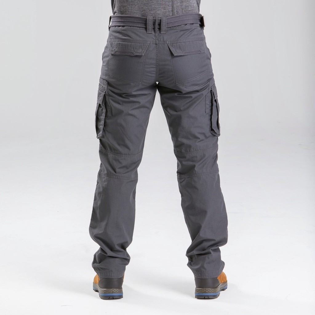 Ảnh Quần dài travel 100 cho nam xám DECATHLON forclaz mã 8572546 4