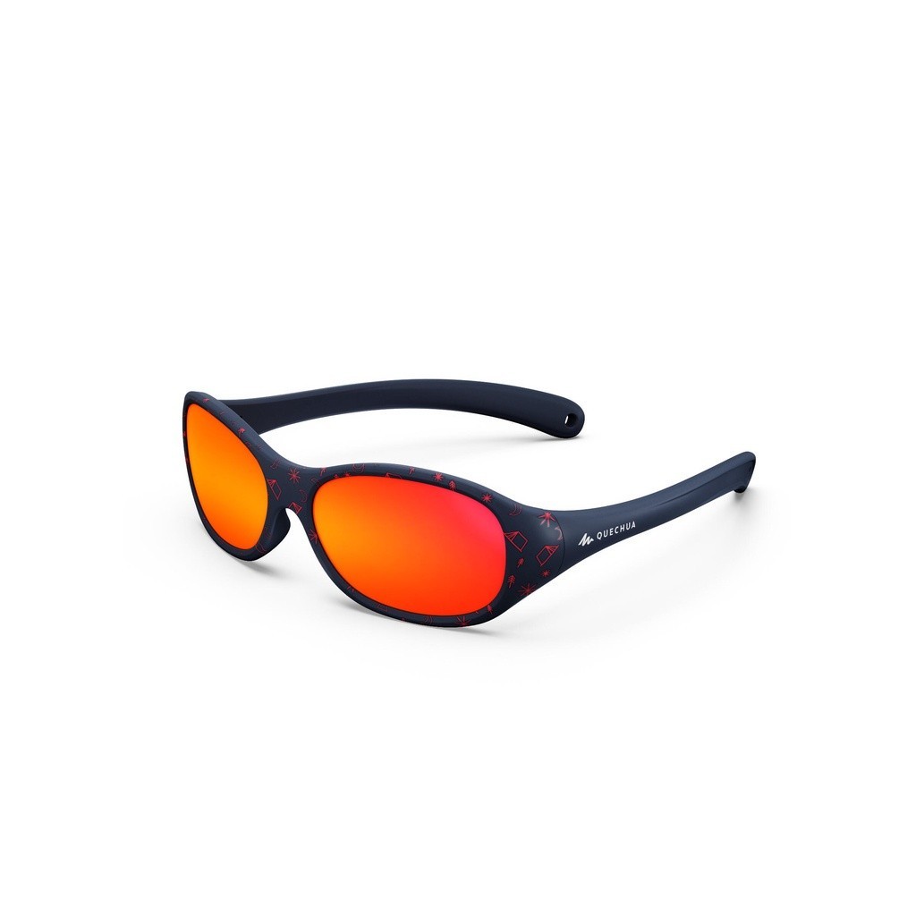 Ảnh Kính mát hiking chống tia uv mh k120 cho trẻ em đỏ xanh DECATHLON quechua mã 8676396 1