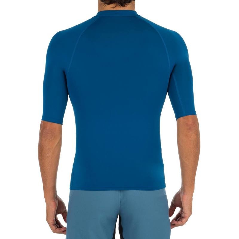 Ảnh Áo thun ngắn tay chơi lướt sóng chống tia cực tím 100 cho nam xanh dương DECATHLON olaian mã 8485998 1