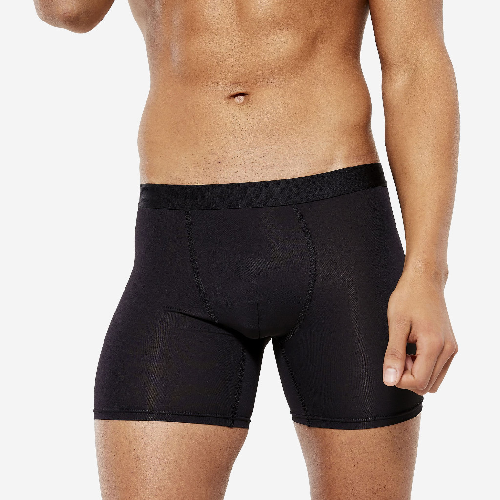 Ảnh Quần boxer chạy bộ thoáng mát cho nam đen DECATHLON kalenji mã 8489345 1