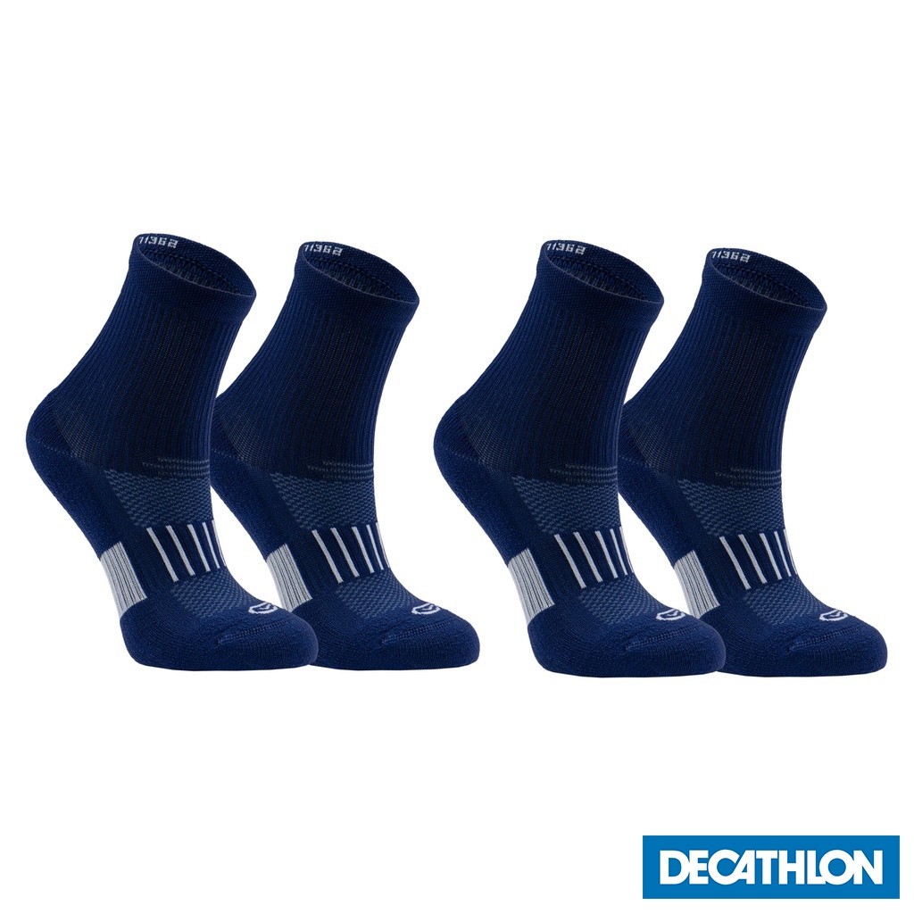 Ảnh Gói 2 đôi tất cổ lửng 500 cho trẻ em DECATHLON Kiprun nhiều màu 1