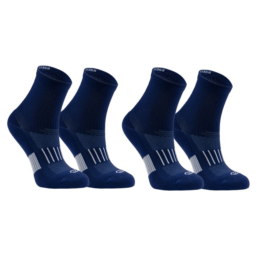 Ảnh Gói 2 đôi tất cổ lửng 500 cho trẻ em DECATHLON Kiprun nhiều màu 2