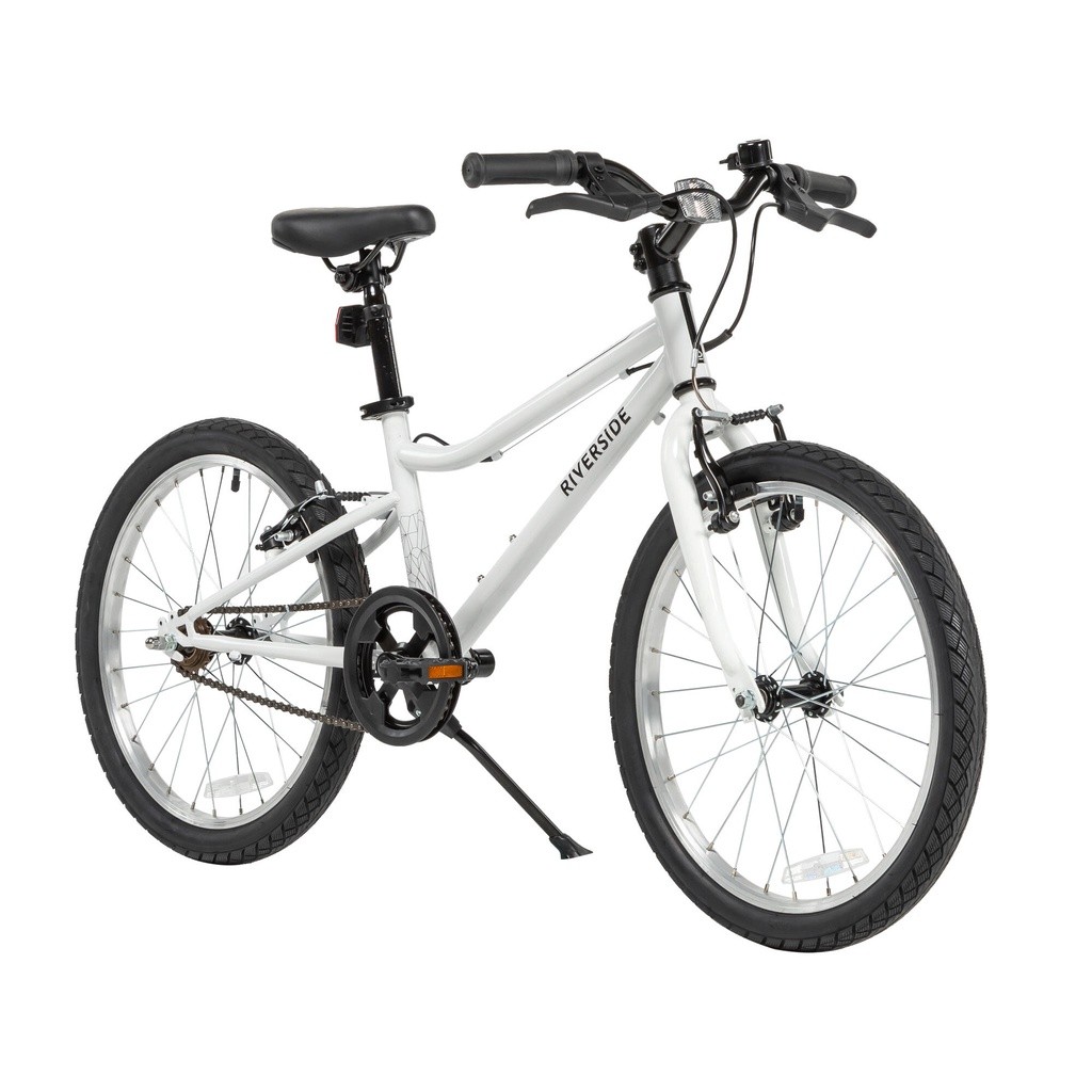 Ảnh Xe đạp hybrid riverside 900 20 inch cho trẻ em trắng DECATHLON mã 8733628 1