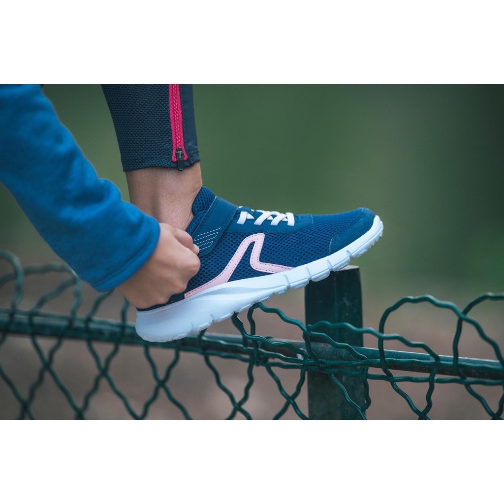 Ảnh Giày đi bộ thể dục DECATHLON soft 140 fresh cho trẻ em xanh navy san hô newfeel mã 8381463 2