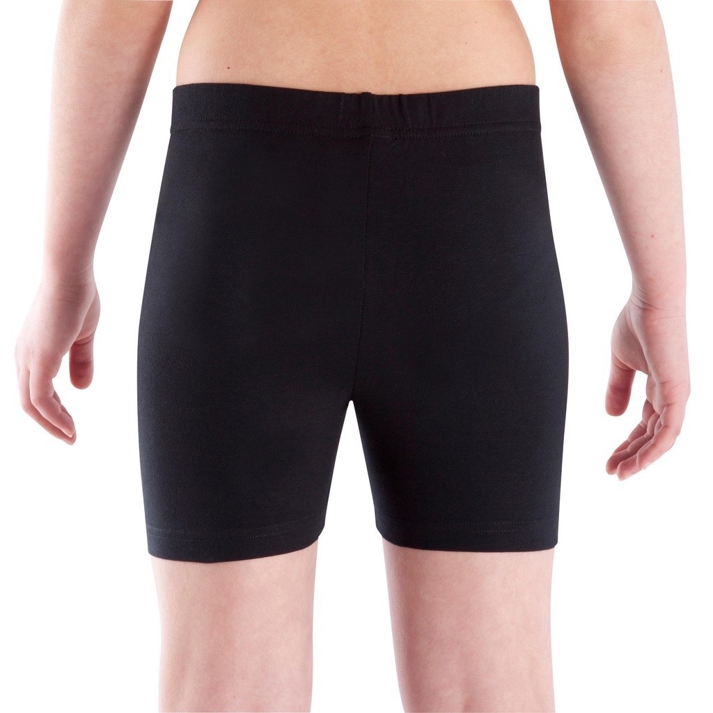 Ảnh Quần short tập gym cho bé gái 100 đen DOMYOS mã 8517105 4