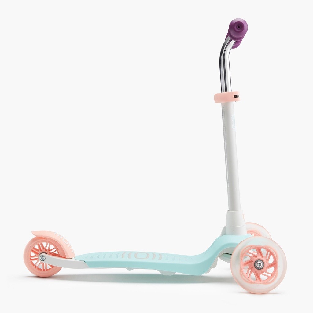 Ảnh Scooter b1 500 v2 cho trẻ em trắng xanh bạc hà DECATHLON oxelo mã 8602928 2