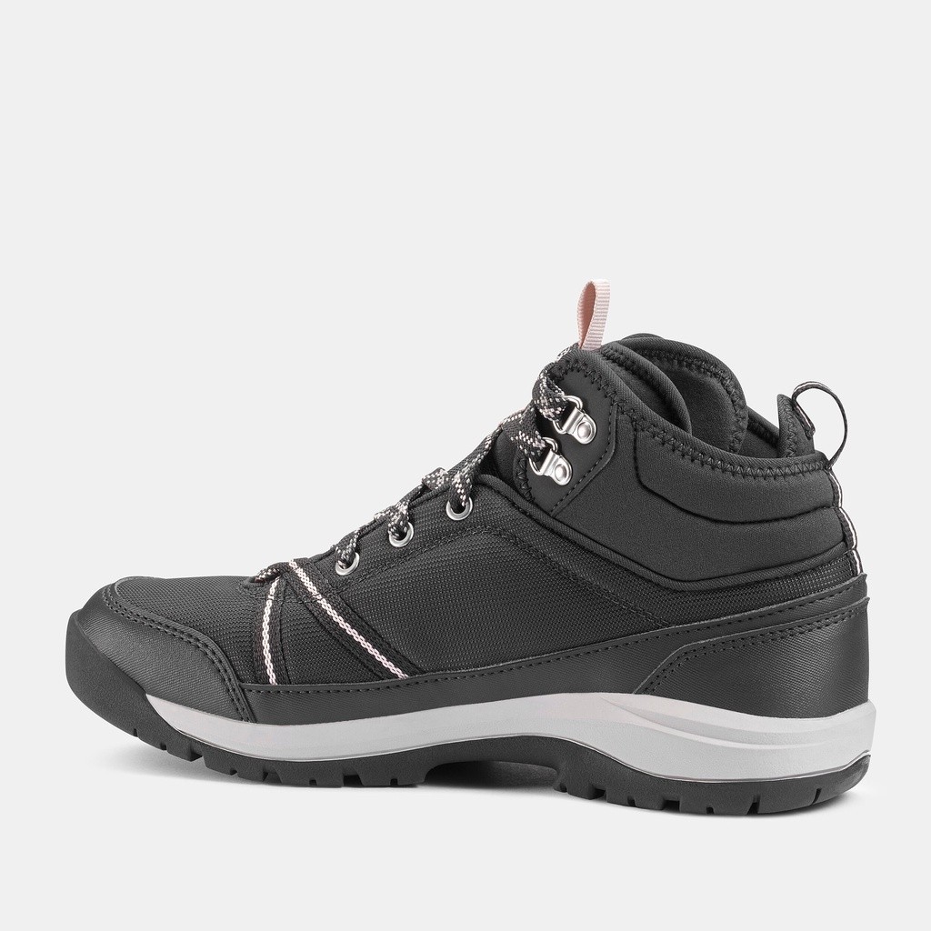 Ảnh Giày leo núi dã ngoại hiking chống thấm nh150 cho nữ xám đen DECATHLON quechua mã 8602931 2