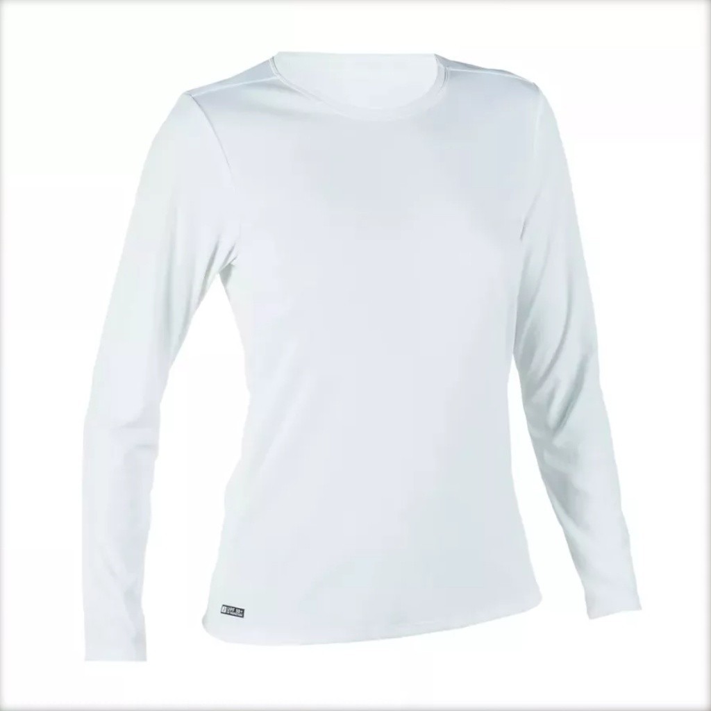Ảnh Áo thun dài tay lướt sóng chống tia uv cho nữ xám xanh DECATHLON olaian mã 8648128 4