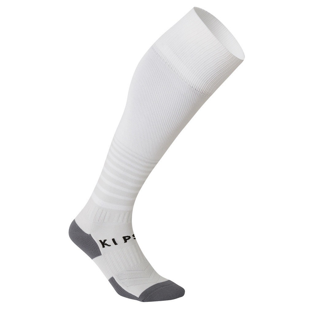 Ảnh Tất đá bóng f500 cho trẻ em sọc trắng DECATHLON kipsta mã 8560699 1