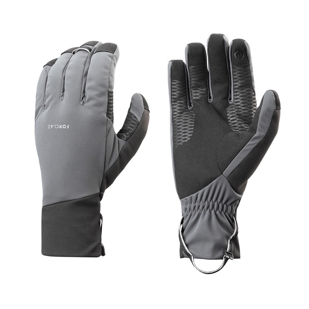 Ảnh Găng tay trekking chống gió mt900 xám DECATHLON forclaz mã 8655822 1