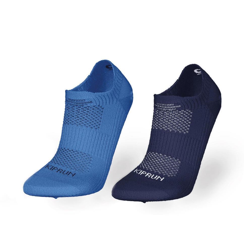Ảnh Gói 2 đôi tất chạy bộ comfort kiprun 500 inv cho trẻ em DECATHLON Kiprun nhiều màu 2