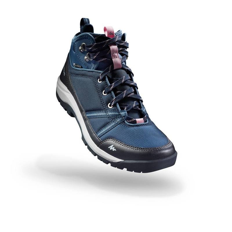 Ảnh Giày chống thấm dã ngoại thiên nhiên nh300 cho nữ xanh dương DECATHLON quechua mã 8493370 1