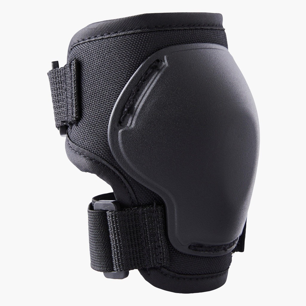 Ảnh Bộ bảo hộ trượt ván, patin, scooter 3 mảnh cho trẻ em đen DECATHLON oxelo mã 8563374 1