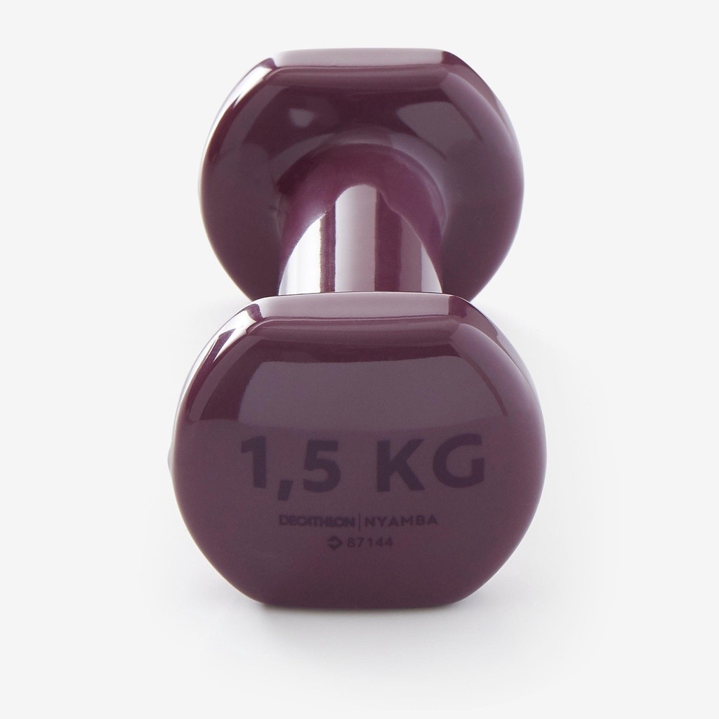 Ảnh Bộ 2 tạ cầm tay 1,5 kg đỏ sẫm DECATHLON DOMYOS mã 8336572 1