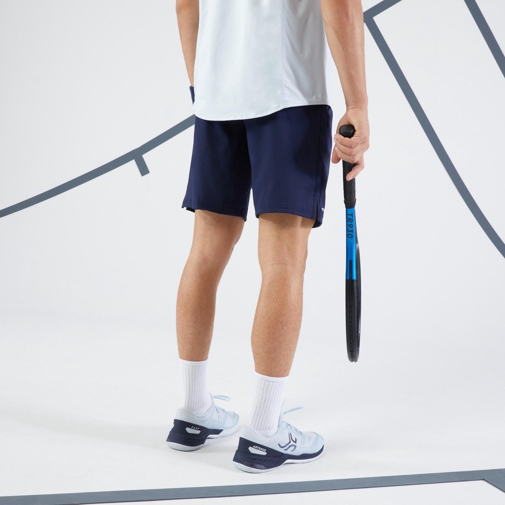 Ảnh Quần short tennis pickleball tsh 500 dry cho nam xanh navy DECATHLON mã 8552191 4