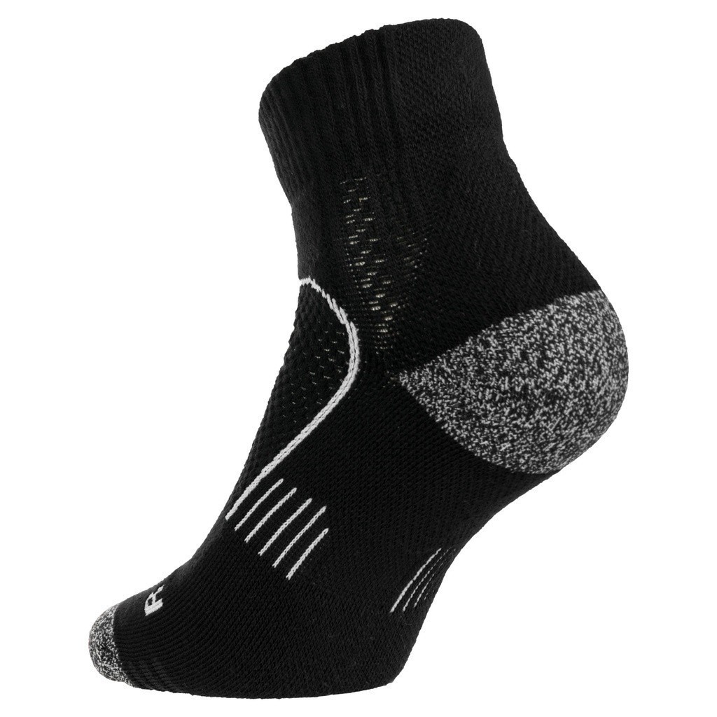 Ảnh Tất vớ thể thao cổ lửng rs 900 đen trắng gói 3 đôi DECATHLON artengo mã 8522790 4