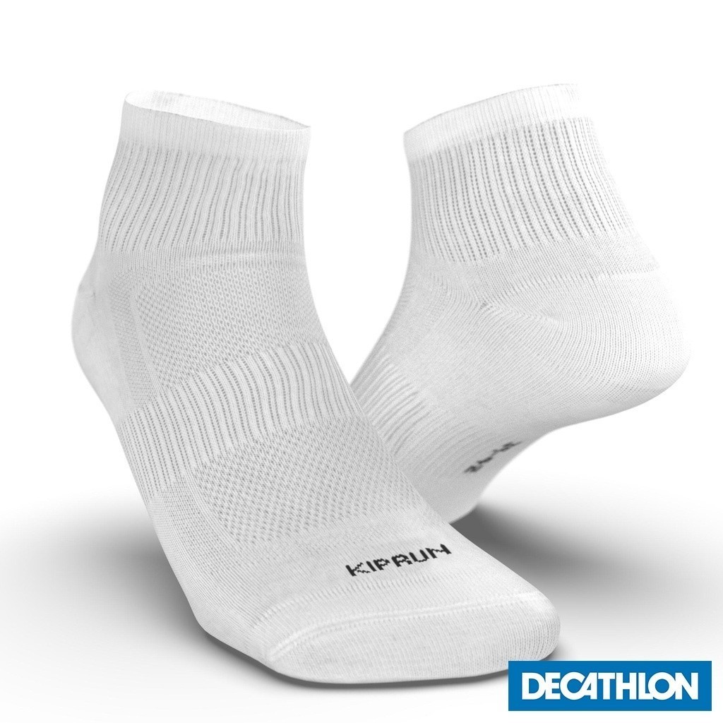 Ảnh Tất vớ chạy bộ run 100 cho người lớn đen gói 3 đôi DECATHLON kiprun mã 8296178 3