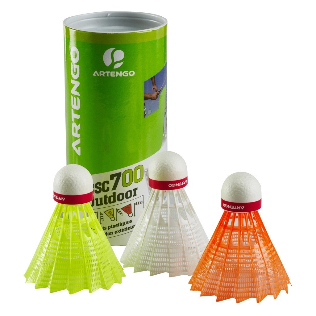 Ảnh Hộp 3 quả cầu lông ngoài trời DECATHLON perfly mã 8212072 1