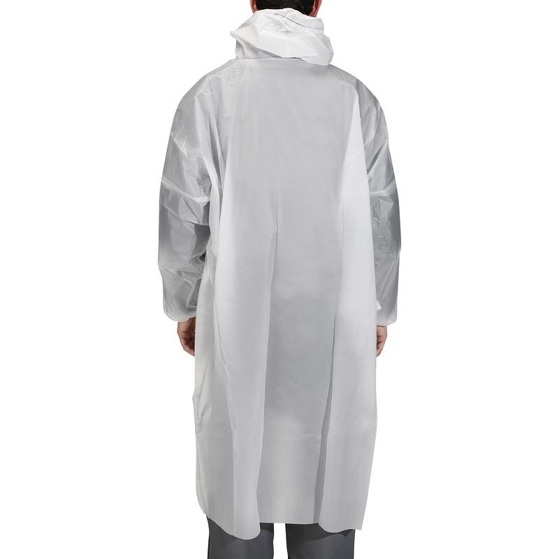 Ảnh Áo mưa chui đầu câu cá bỏ túi trắng DECATHLON caperlan mã 8300253 4