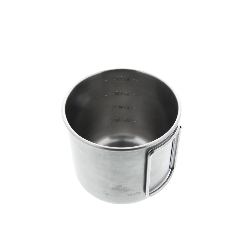 Ảnh Cốc inox để đi cắm trại leo núi mh500 1l 0,4 lít DECATHLON quechua mã 8492721 2